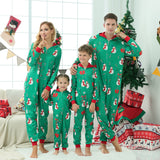 Parent-child Family Matching Christmas One-piece Pajamas