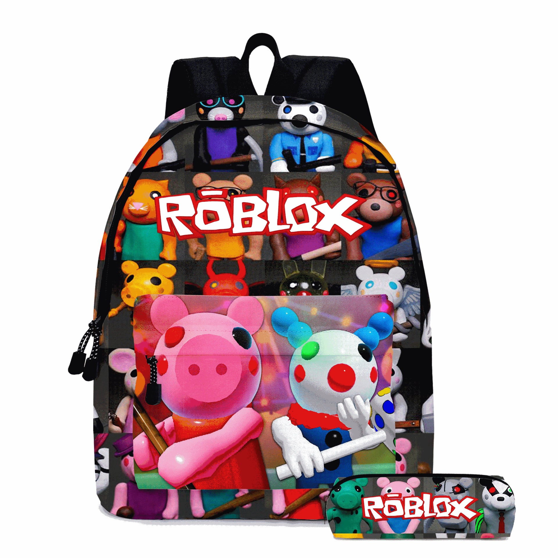Primary Secondary School Children Backpack Spot Cartoon Game Roblox PIGGY Schoolbag