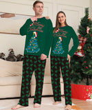 Family Matching Parent-child Christmas Holiday Christmas Tree Pajamas