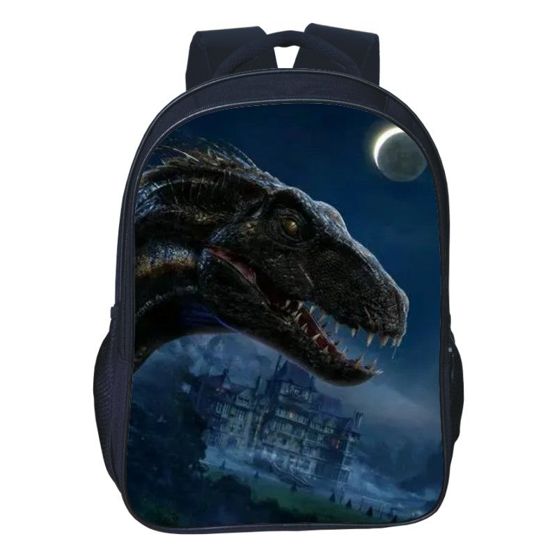 Kid School Bag Jurassic World Dinosaur TYrannosaurus Rex Backpack