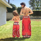 Family Matching Loose Hippy Yoga Trousers Harem Pants