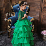 Kid Girl Princess Poncho Christmas Dresses