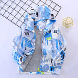 Kid Boys Charge Thin Windbreaker Foreign Jacket Coats