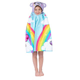 Kid Baby Hooded Poncho Bathrobe Towels Bath Quick Dry Absorbent Pajamas
