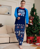 Family Matching Snowman Christmas Parent-child Printed Pajamas