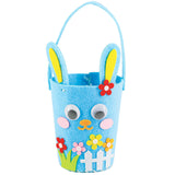 Easter Kids Handmade DIY Materials Bag Woven Tote Egg Bunny Bag