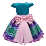 Kids Baby Girl Mermaid Princess Dress
