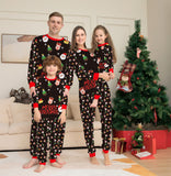Family Matching Baby Dog Alphabet Christmas Parent-child Pajamas