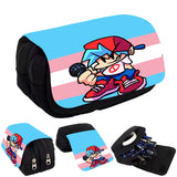 Kid Pen Case Primary School Printed Double Flap Stationery Bag