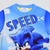 Kid Boy Long-sleeved Home Suit Sonic Hedgehog Pajamas