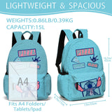 Star Baby Stitch Schoolbag Cartoon Cute Backpack Bags