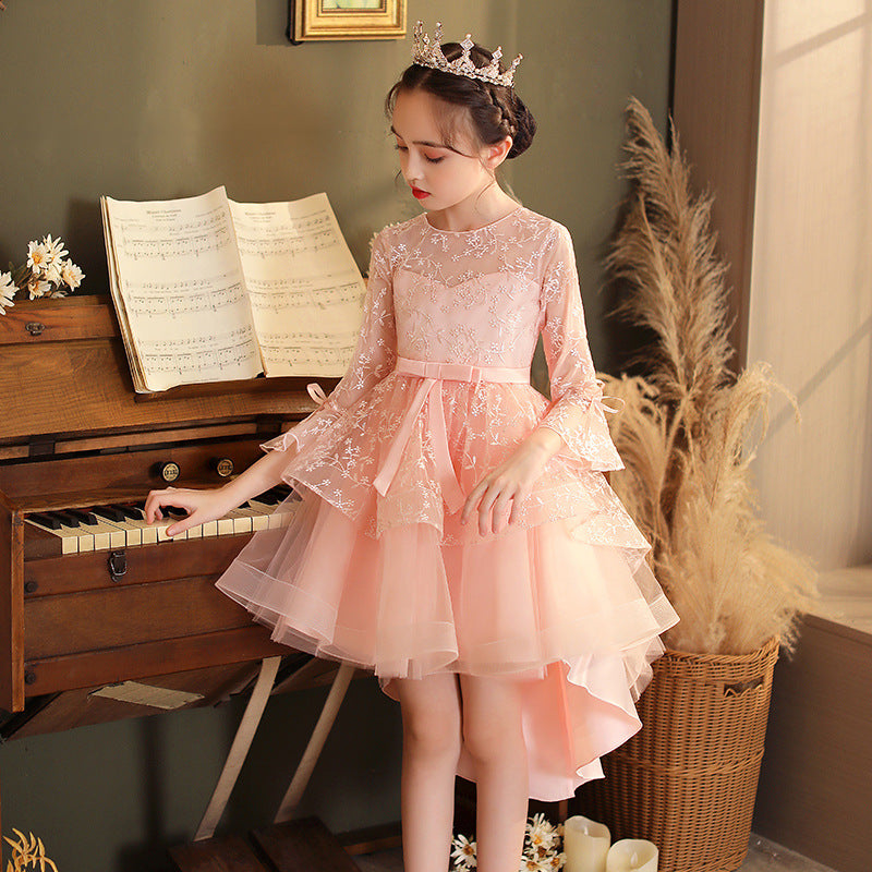 Autumn Spring Kids Girl Princess Formal Dresses