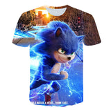 Kid Boy Girl Circle Cartoon 3D Printing Lovely T-Shirt