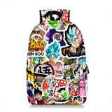 Junior High School Backpack Polyester Dragon Ball Printing Computer Bags