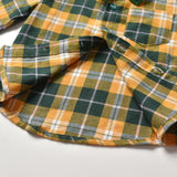 Spring Plaid Suit Bib Baby Boy Formal 2 Pcs