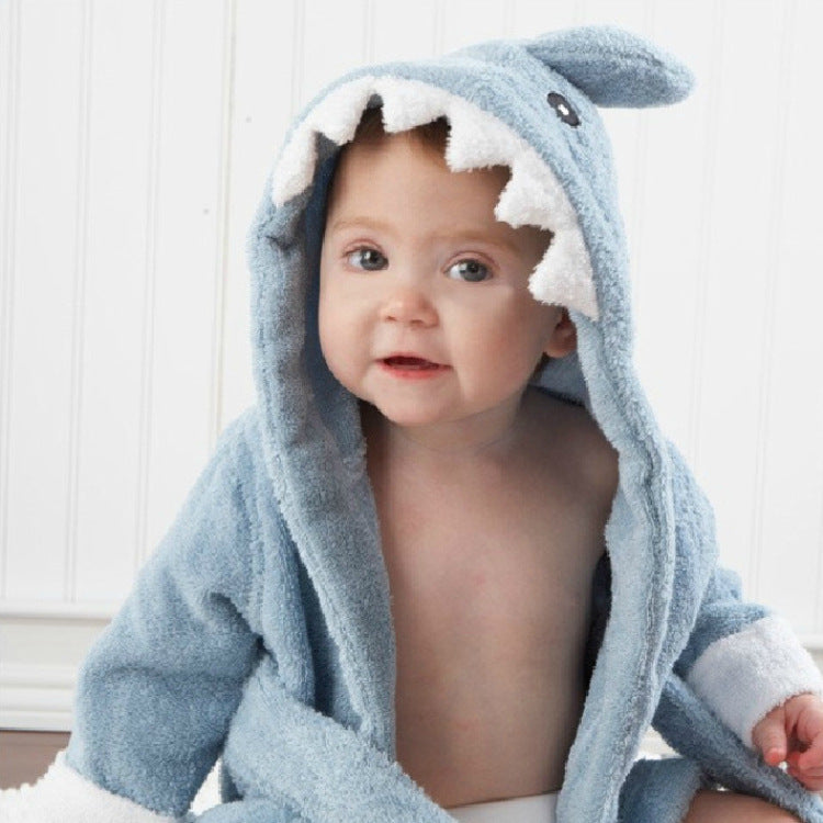 Baby Robe Cartoon Sleepwear Bath Towels Soft Bathrobe Pajamas