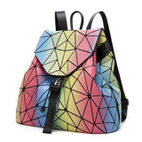 Kid Glow In Dark Backpacks Universal Magic Geometric Diamond Bags