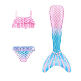 Kid Girl Beauty Mermaid Bikini Swimsuit