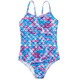 Kid Girls One-piece Swimsuit Mermaid Bathing Beach Swimwear