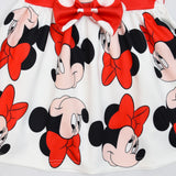 Kid Baby Girl Digital Printed Mickey Mouse Bow Dress
