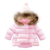 Kid Baby Boys Girl Thickened Cotton Jacket Down Winter Coats