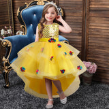 3-12T Kid Girl Princess Piano Runway Performance Dress