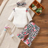 Baby Girl Leopard Print Spring 3 Pcs Sets