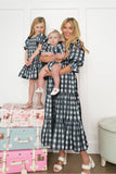 Family Matching Parent-child Bohemian Long Square Collar Dresses