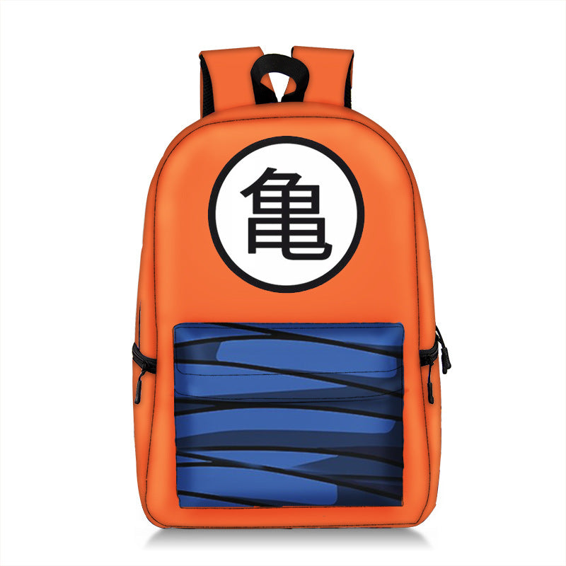 Kid Middle School Backpack Seven Dragon Super Hero Bag