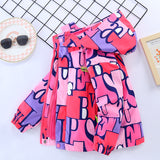 Kid Girl Jacket 3 In 1 Detachable Overcoat Trench Coat Jacket