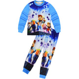 Kid Boy Long-sleeved Home Suit Game My World Pajamas