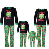 Family Parent-Child Cartoon Characters Christmas Pajamas