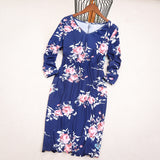 Family MatchingParent-child Dress Flower Printing Mosaic Mesh Dress