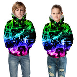Kid Boy Girl Long Sleeve Fashion Fall 3D Digital Printing Hoodie