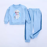 Kid Baby Girls Elsa Casual Sportswear Frozen 2 Pcs Set