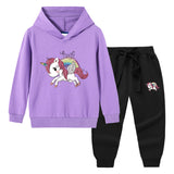 Kid Baby Girl Cotton Long Sleeve Spring Fall 2 Pcs Sets