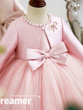 Kid Girl Birthday Party Princess Gown Wedding Dress