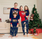 Family Matching Puppy Christmas Parent-child Printed Pajamas