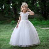 Kid Girl Princess Wedding Pompous Gauze Performance Dresses