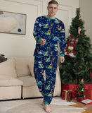 Family Matching Parent-child Cotton-printed Dinosaur Christmas Pajamas