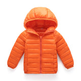 Kid Baby Boy Girl Down Cotton-padded Lightweight Jacket Coats