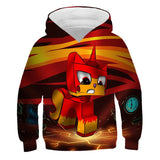 Children Kid 3D Cartoon Print Casual Pullover Hoodie