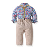 Kid Baby Boy Suit  Long Sleeves Print Fashion 2 Pcs Sets