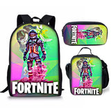 Kid Adult Fortnite Night Backpack High-capacity Bags