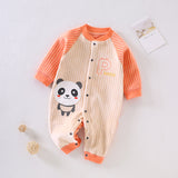 Baby Boy Girl Autumn Winter Bodysuit Plus Fleece Plus Thick Romper