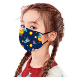 Kid Dinosaur Star Cotton Washable Pluggable Filter Cotton Fashionable 3D Mask