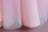 Kid Gir Princess Mesh Gauze Wedding Bubble Sleeve Piano Long Dresses