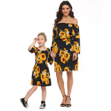 Family Matching Parent-child Sunflower Dress