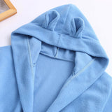 Kid Baby Boy Hooded Long-sleeved Bathrobes Pajamas