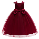 Kid Girl Princess Wedding Pompous Gauze Performance Dresses